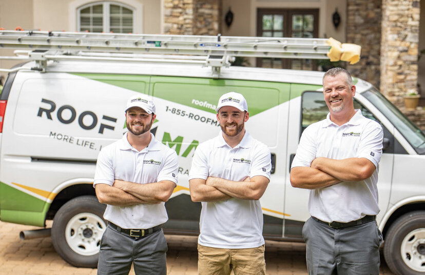 The Top Hat Roofing team